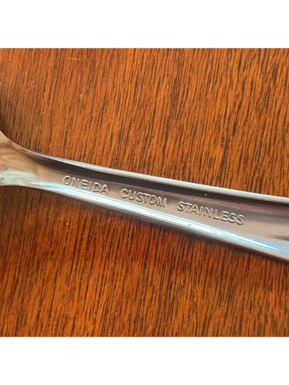 Oneida Custom Roseanne Stainless Steel Flatware 49 Piece Fork Spoon Knife Rose